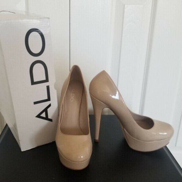 Aldo Nude Colour Heel - Picture 1 of 2